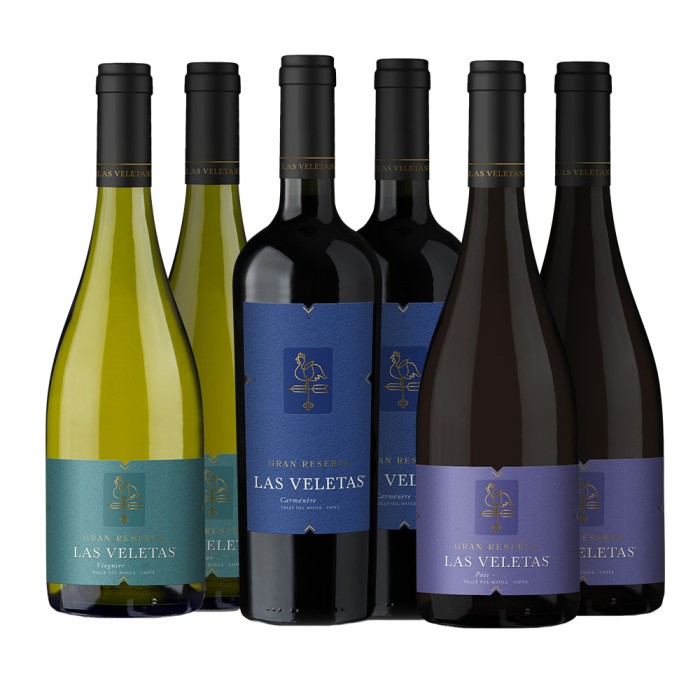 sustos y sabores - pack gran reserva 6 unidades